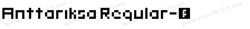 Anttariksa Regular字体转换